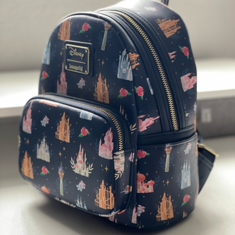 NWT Disney Princesses Castle Loungefly